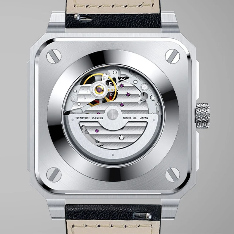 LOBINNI Orologio automatico da uomo Top Brand di lusso Movimento Miyota Orologio meccanico da uomo Vetro zaffiro Orologi da polso impermeabili 50M