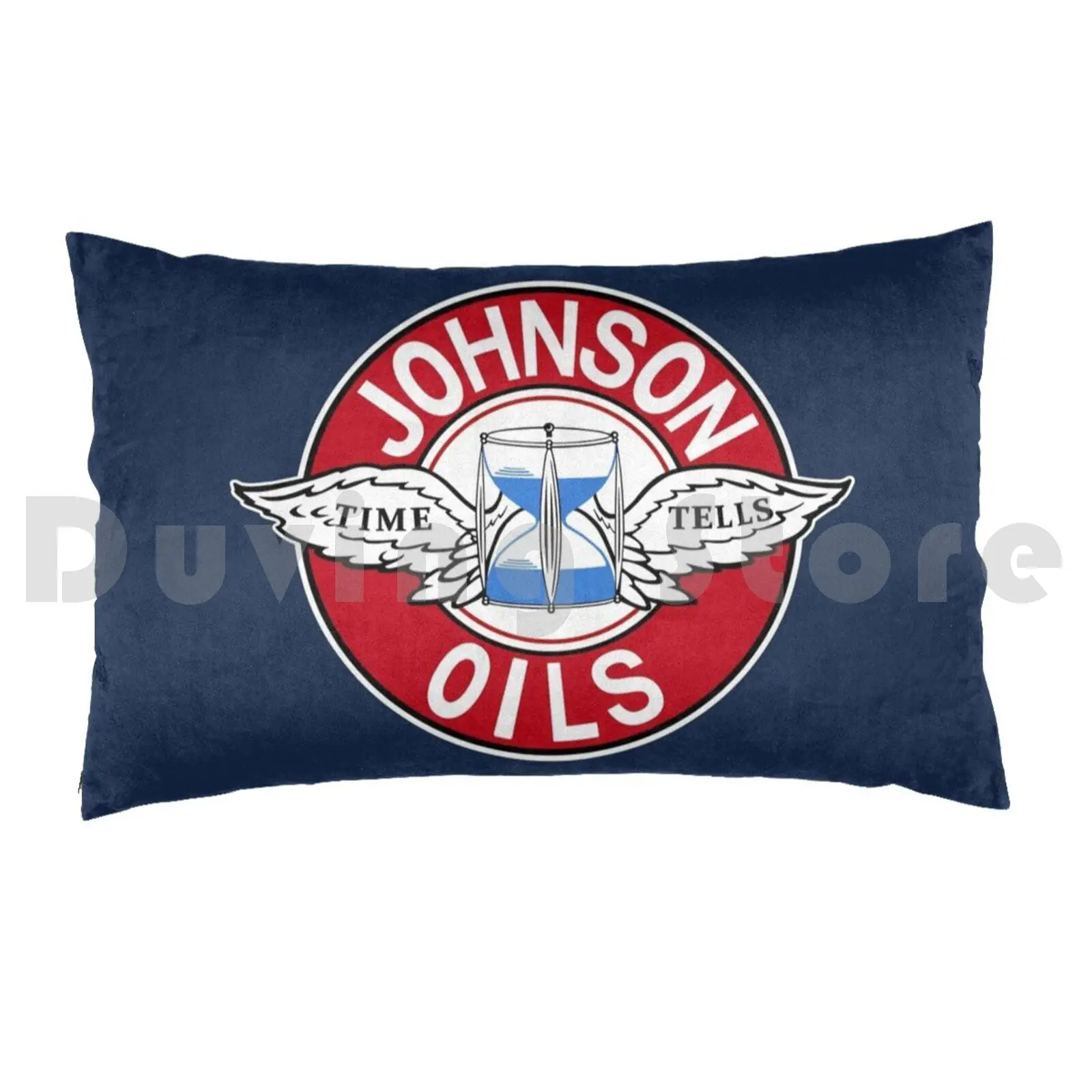 Johnson Gasoline Oils Shirt , , Pillow Case DIY 50*70 Johnson Caltex Enamel Sign Petroliana Gas