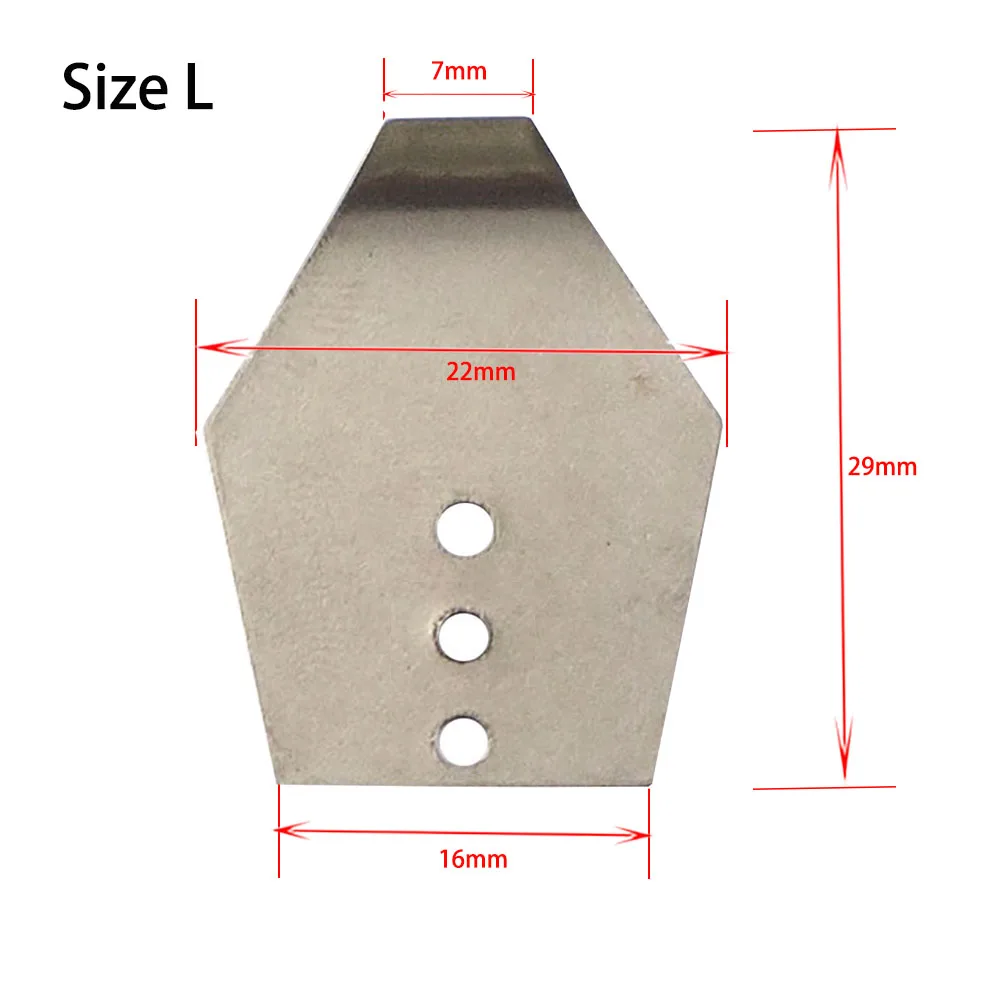 20pcs/lot S/M/L Blade Jig Stainless Steel Swim Jig Blades M,Shakee Blades,Jig Dancer Blades Manufacture,Diy for jigs