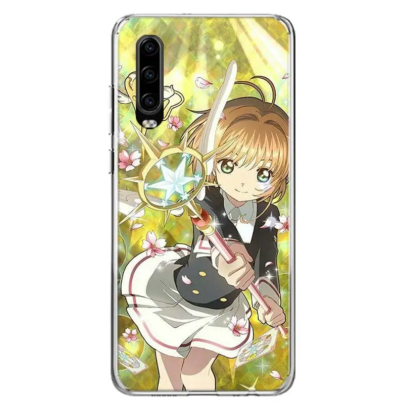 Card Captor Sakura Anime Cover Phone Case For Huawei P30 P20 P10 P40 P50 Pro Mate 20 40 30 10 Lite Popular Fundas Art Gift Coque