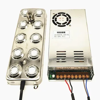 Atomiseur à ultrasons avec alimentation, humidificateur industriel, brumisateur, brumisateur, 10 têtes, DC 48V, 5000 ml/h, 110V, 220V