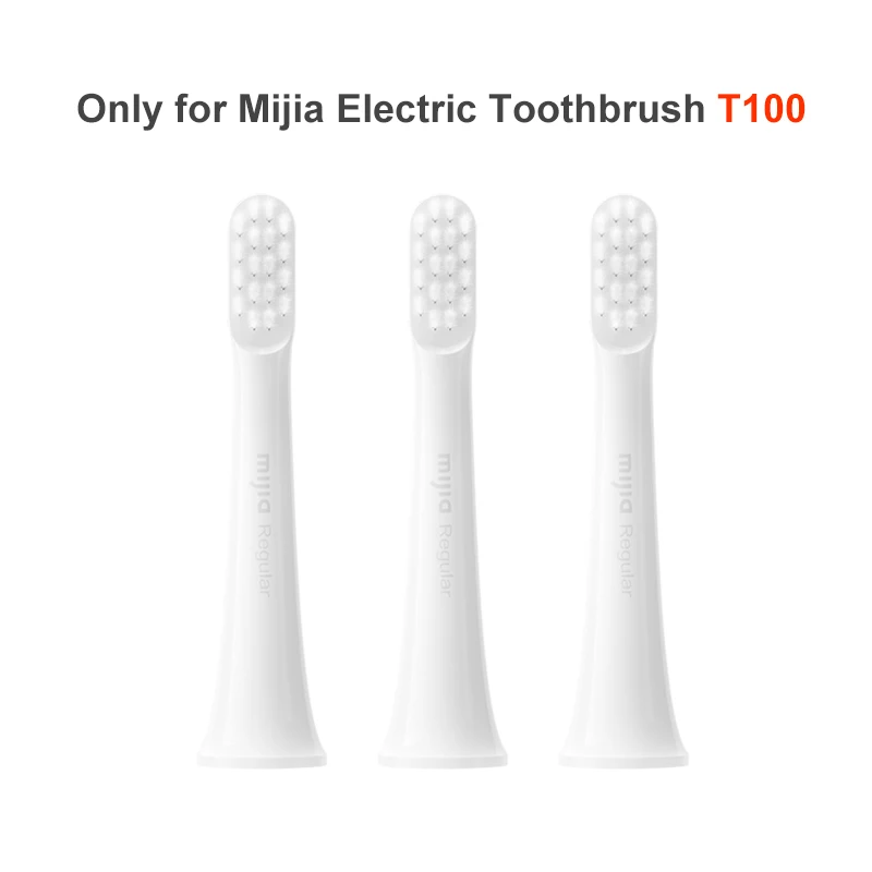 3pcs Original MIJIA T100 T300 T500 Sonic Toothbrush Heads Teethbrush Replacement Heads Sonic Oral Hygiene Mi Oral Clean