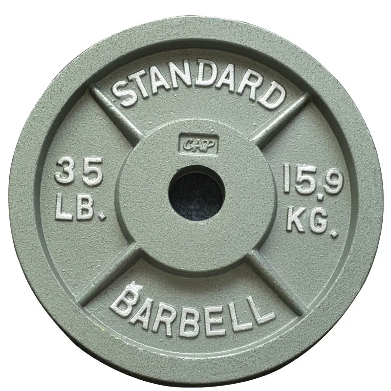 Classic Weightlifting Weight Plates, Barbells Disk, 5cm Hole, Cast Iron, Gym Baking Barbells