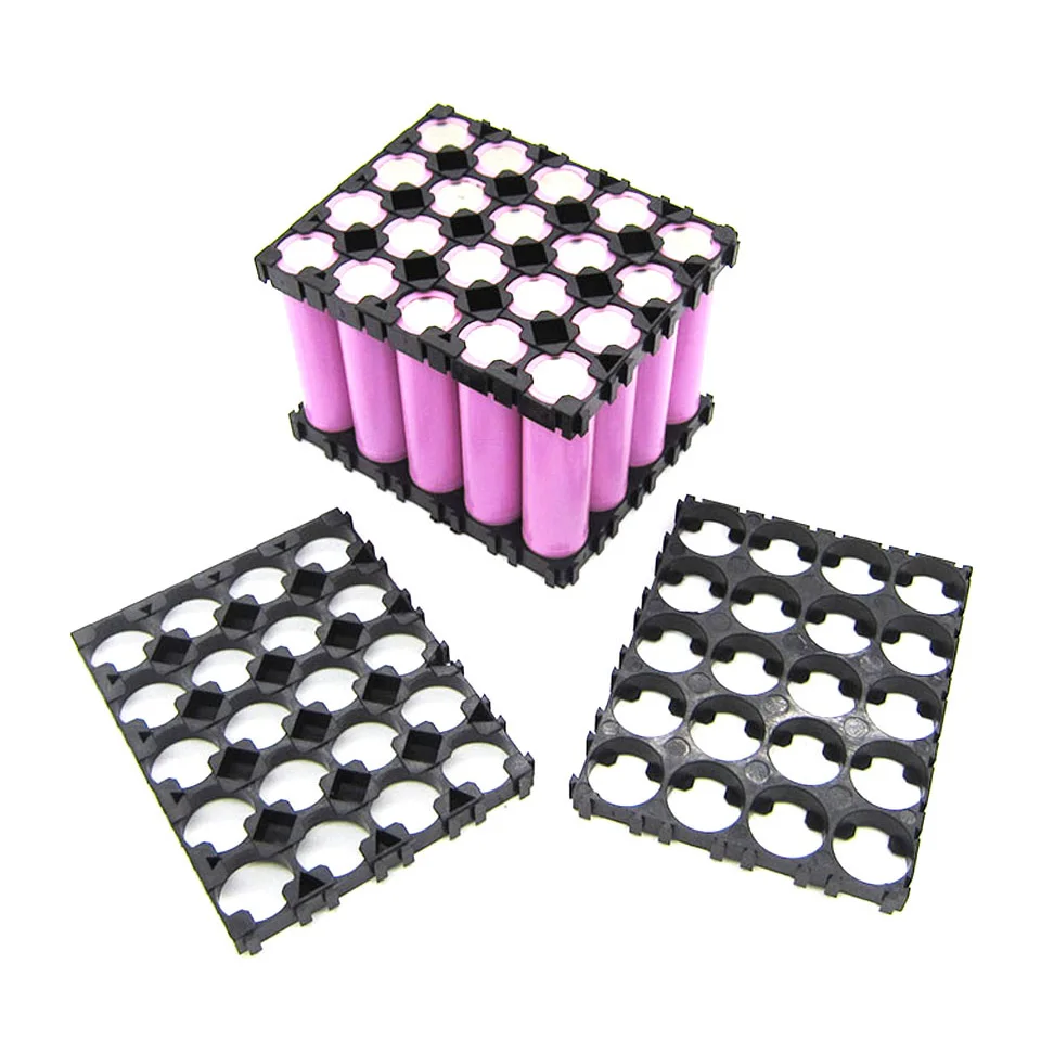 1Pcs 4*5 Cell 18650 Batteries Spacer Radiating Shell Plastic Heat Holder Bracket 4x5 18650 Bracket