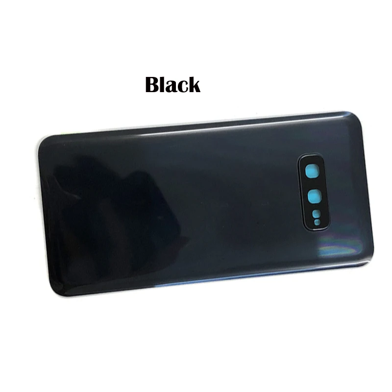 New For Samsung Galaxy S10E S10e G973 G973F Back Battery Cover Rear Door Housing Case Glass Panel + Camera Lens Cover Parts