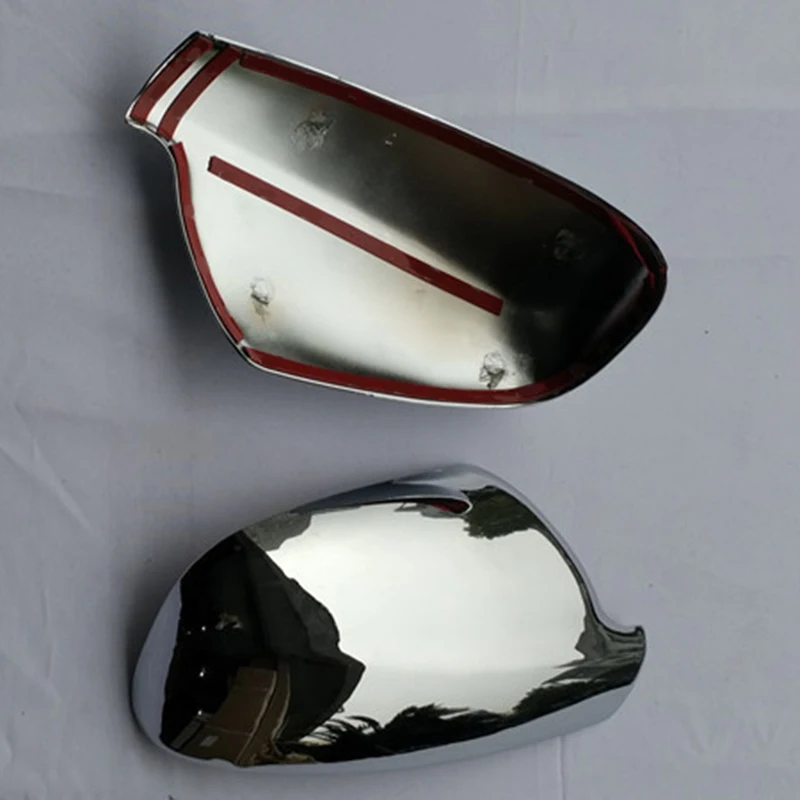 For 2004-2012 Peugeot 307 CC SW 407 Door Side Wing Mirror Chrome Cover Rear View Cap Accessories 2pcs per Set Car Stying