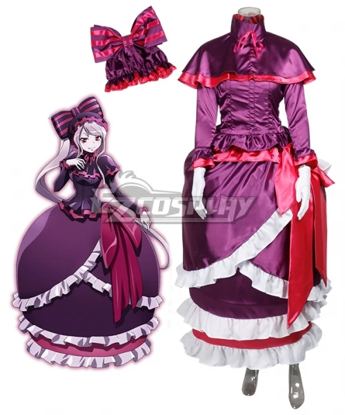 Overlord Shalltear Bloodfallen Women Wedding Dress Halloween Carnival Party Adult Dress Suit Cosplay Costume E001