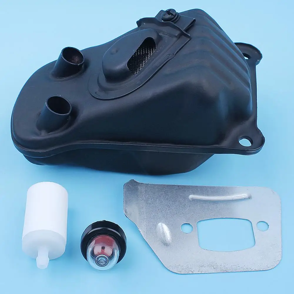 Imagem -05 - Silenciador Kit Placa Defletor Silenciador para Husqvarna 550 xp 545 550xp Motosserra Primer Bulbo Filtro de Combustível Peças Reposição 523052602