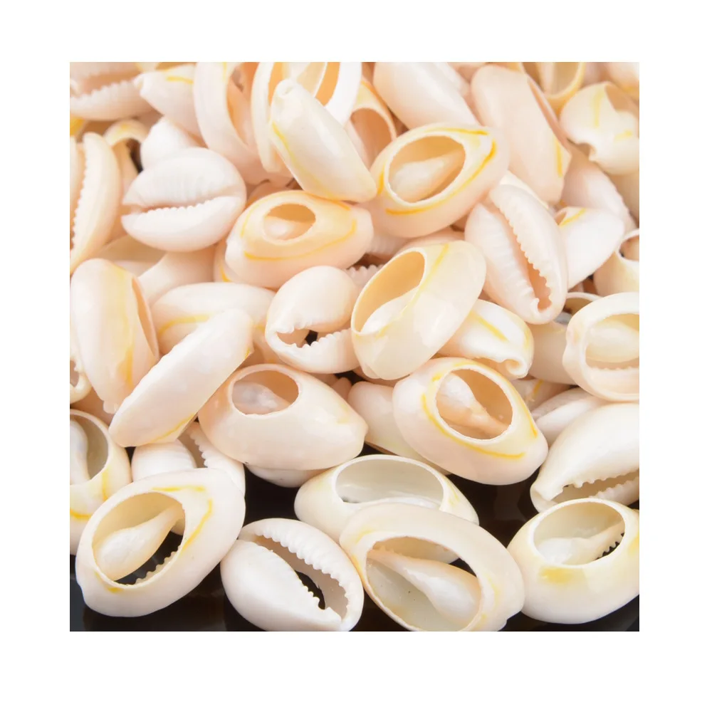 50Pcs/lot White DIY Sea Shell Conch Charm Cowrie Beads Jewelry Accessories For Women Beach Seashell Bracelet Necklace Earrings