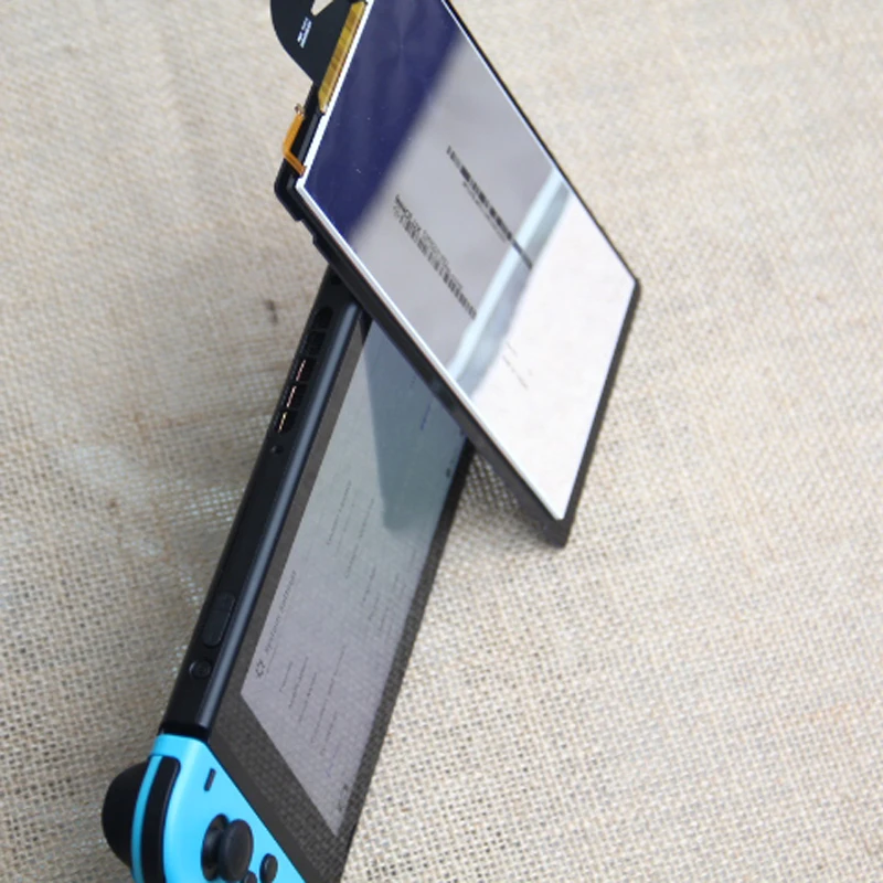 ใหม่สำหรับสวิทช์ V1 V2คอนโซลจอแสดงผล LCD + หน้าจอสัมผัสหน้าจอเปลี่ยน Digitizer สำหรับ Nintendo Switch Gamepad