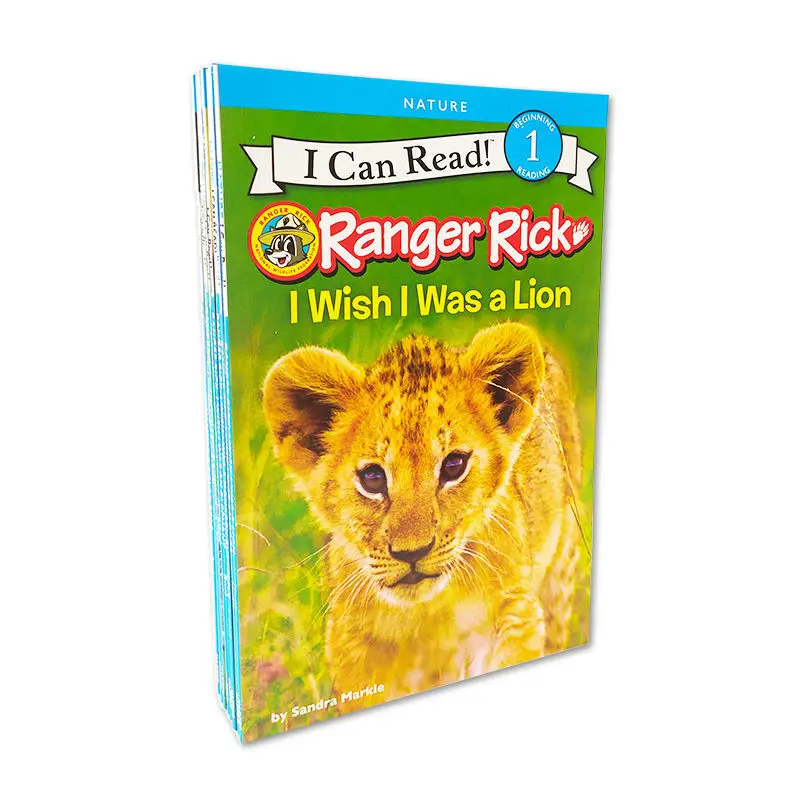 

English Original I Can Read Phase One Ranger Rick Children's Graded Animal Science Books 8 Volumes