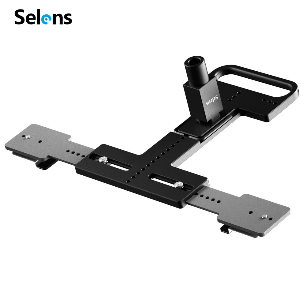 Selens Adjustable Laptop Stand Portable Workbench Notebook Pallet Kit With Aluminum Mouse Pad For Computer PC Tablet Support