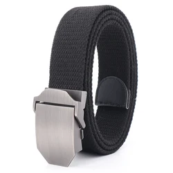 Canvas Tactical Belts for Teenagers Lengthen and Buckle Casual Jeans Accessories Fashionable and Luxurious Outdoor Sports Belts