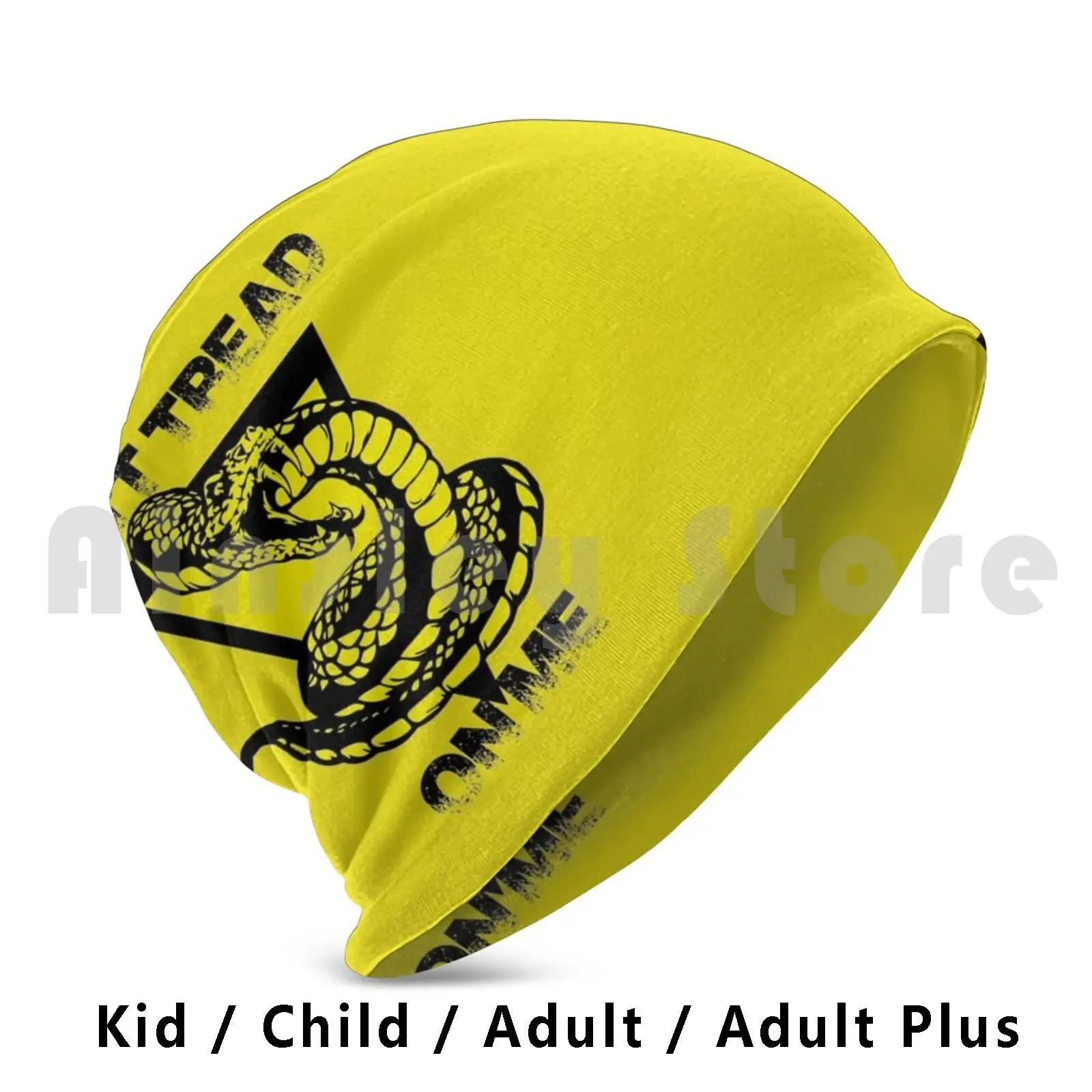 Gadsden Flag Beanie Hedging Cap DIY Print Cushion Liberty Freedon Justice