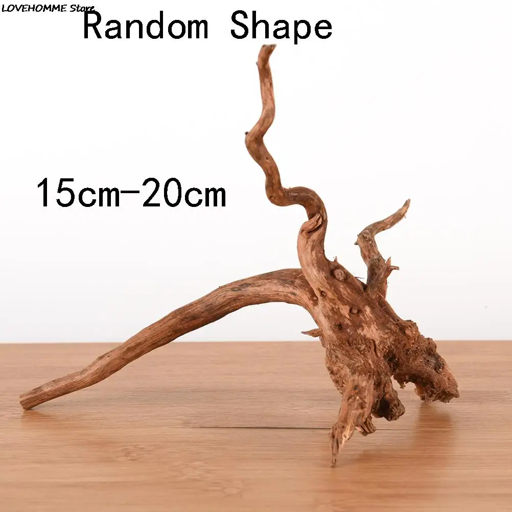 1pcs Natural Trunk Driftwood Tree Aquarium Fish Tank Plant Wooden Branch Decoration Ornament Landscap Flower Grass Decor Hot!!!