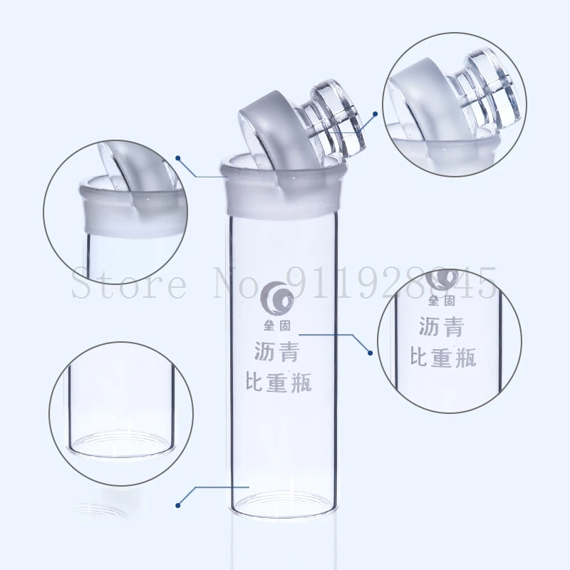 Bituminous Bitumen Pycnometer 1863 Density Bottle Experimental Weighing Method Gravity Measuring Bottle