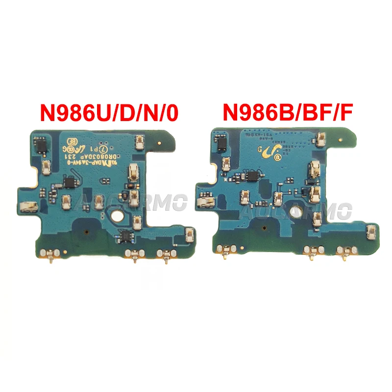 For Samsung Galaxy Note 20 Ultra Note20U N986U/D/N/0/B/BF/F Microphone Mic Board Charging Port Flex Cable Connector With IC