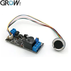 GROW K202+R502-A DC12V Low Power Consumption Fingerprint Access Control Board+R502-A Small Ring LED  Fingerprint Module