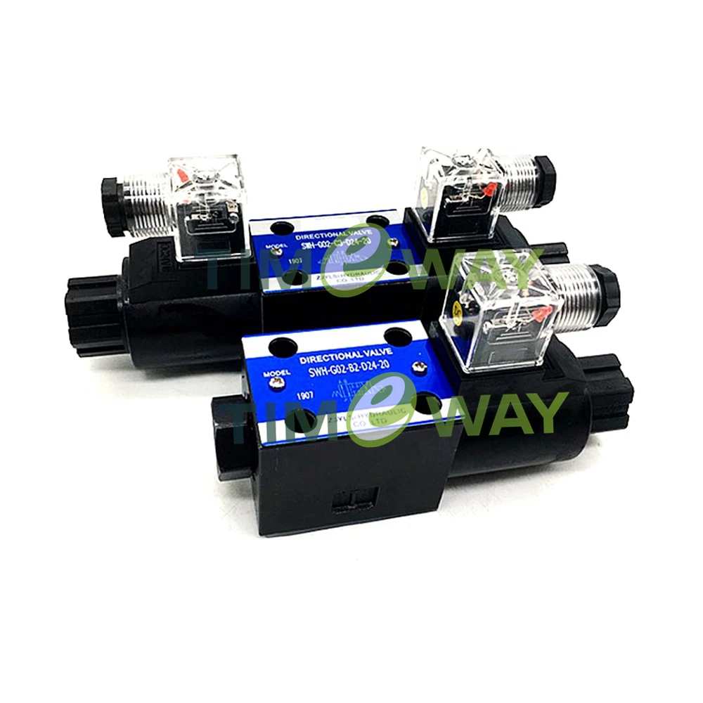 

SWH Hydraulic Valve SWH-G02-C6-20 Solenoid Directional Control Valve DC24V AC220V AC24OV