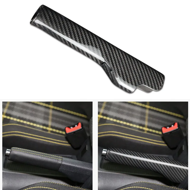 

Carbon Fiber Headbrake Grip Parking Brake Knob Cover fit for VW Golf 7 2014-2018