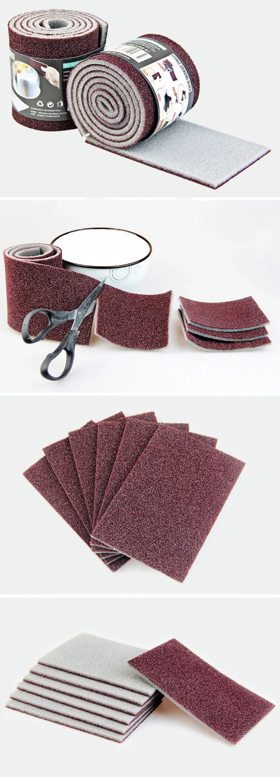 Magical Melamine Sponge for Motorcycle Parts and Kitchen - Heavy-Duty Cleaning Sponge
