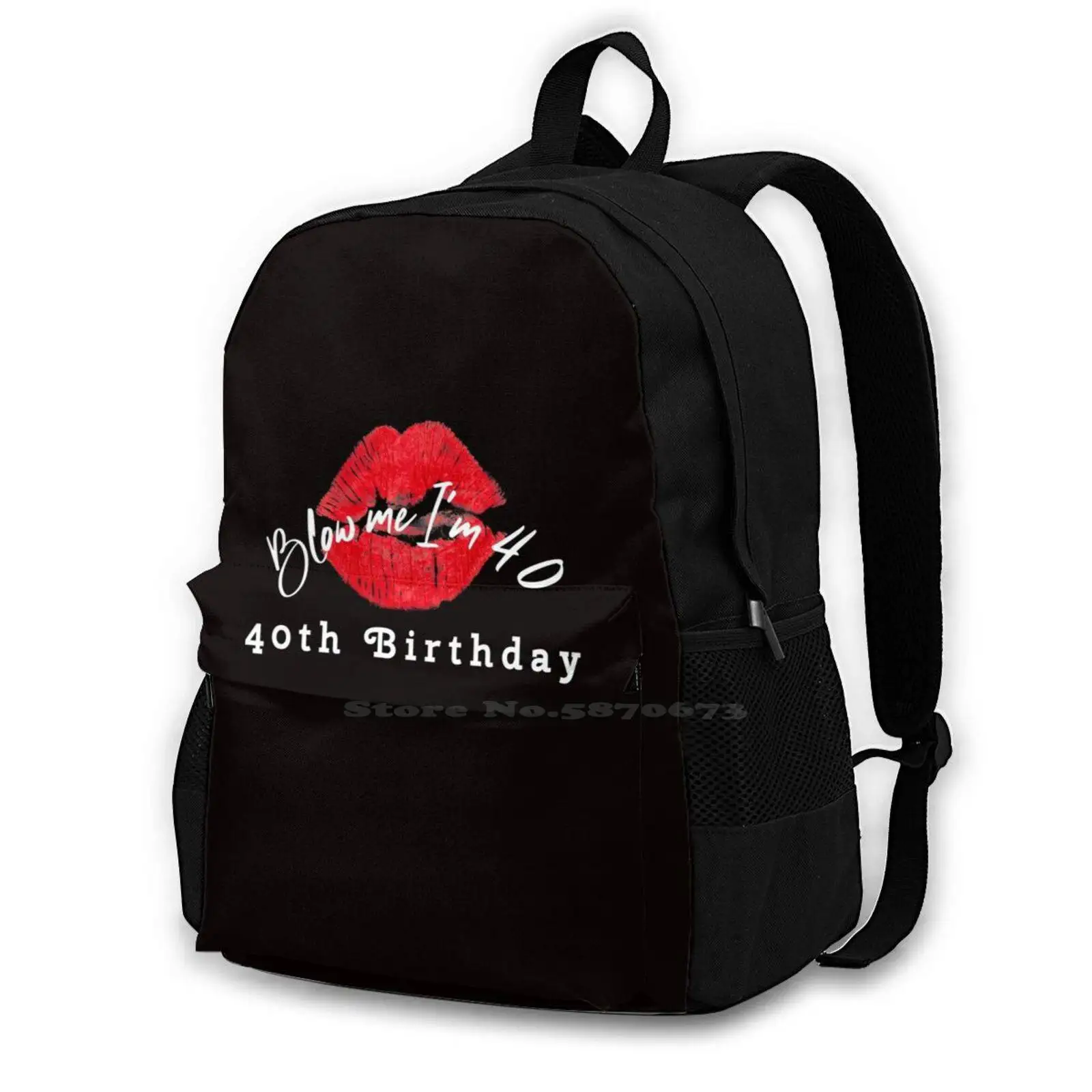 

Naughty 40Th Birthday Hot Sale Schoolbag Backpack Fashion Bags Naughty Birthday Sexy Cheeky Happy 40Th Celebrations Dirty Horny