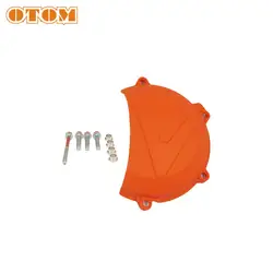 OTOM For KTM EXC SXF XCF Motorcycle Engine Clutch Cover Guard Protector Case For HUSQVARNA TC FC TE FE EXC-F EXC-F 125 250-500