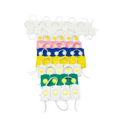 100Pcs/Lot Waterproof MAX3W 2.5W DC 12V 24V COB LED Modules Injection Molding Cold Warm White For Advertising Lamp Bar Light