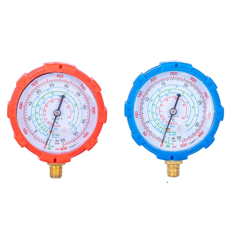 Air Conditioning Fluorometer Snow Head of Pressure Meter Refrigerant Air Conditioning Maintenance Tools Equipment r410 r22 r134