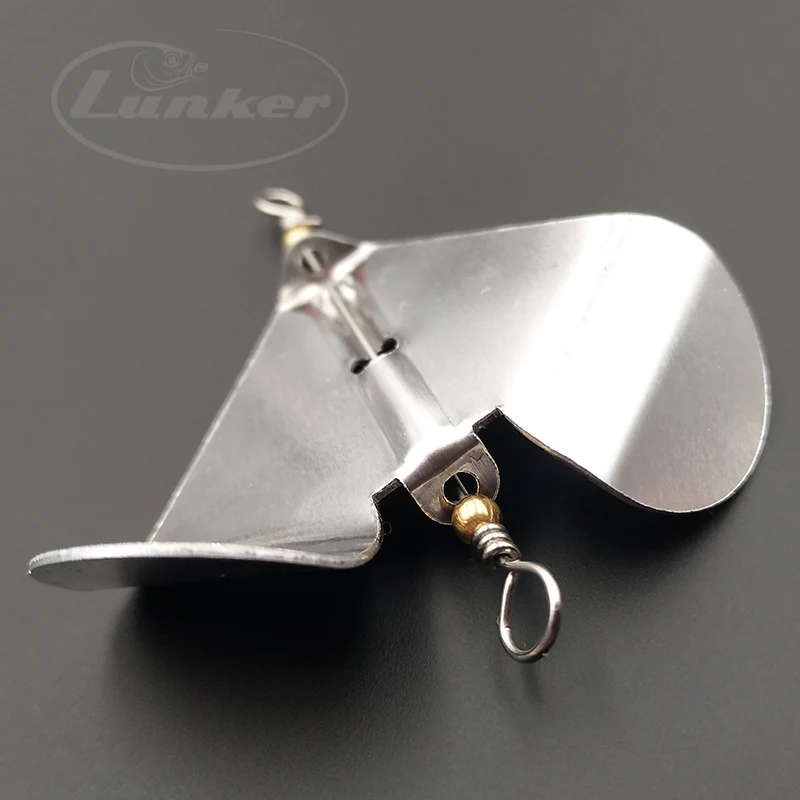 lunker rotating blade propeller diy material accessories trolling fly fishing hard lures spinner baits spoon wobblers image 2