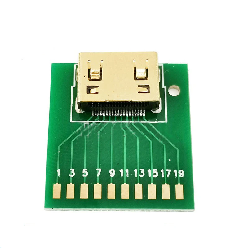 Mini HDMI c Type board Female connector Universal board with 20*21.6MM Test board With solder joint
