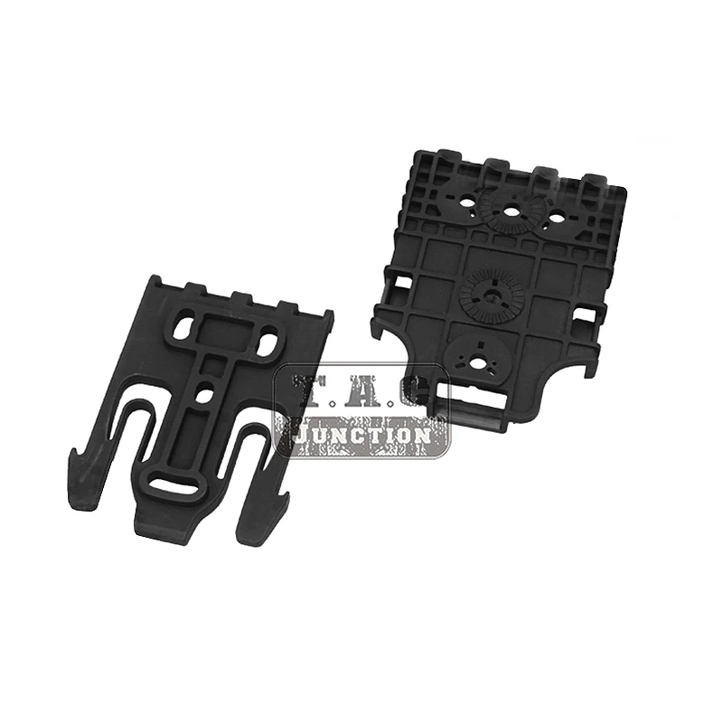 Tactical Quick Release Kit Locking System Kit With QLS 19 Fork and QLS 22 Receiver Plate Platform Black