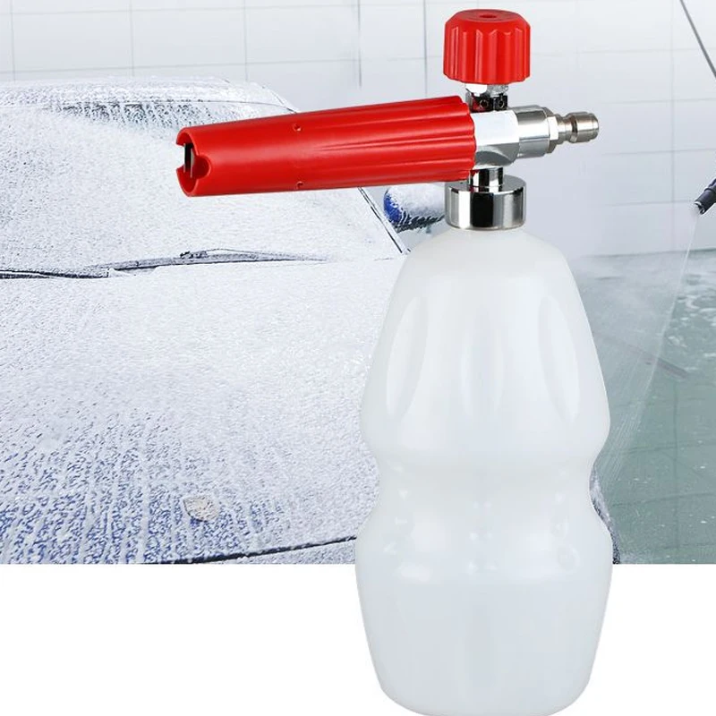 1/4 1L Pressure Washer Foam Lance Soap Bottle Spray Jet Car Wash Cannon Gun