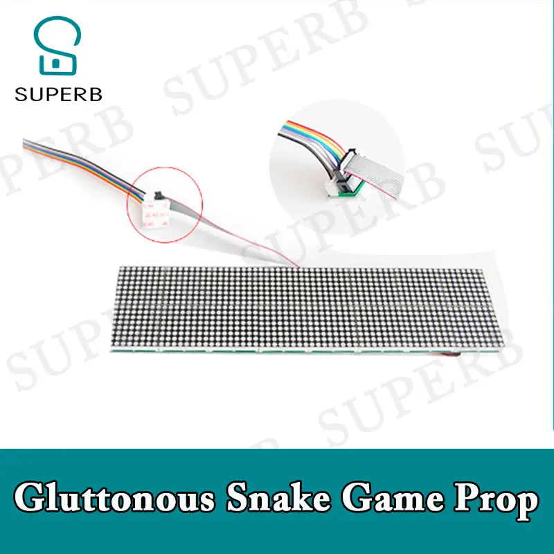 دعامة رائعة لغرفة الهروب، دعامة لعبة الأفعى اللزجة، أكل جميع الأطعمة على اللوحة لفتح دعامة لعبة الحياة الحقيقية