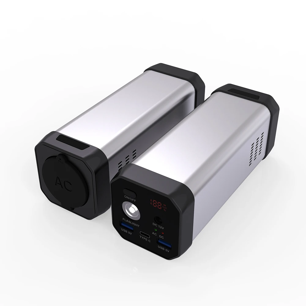 80W Laptop Power Bank Mini UPS 20000mAH AC 110V 220V Output DC 5V-12V USB Port Power Supply Camping Power Bank Generator