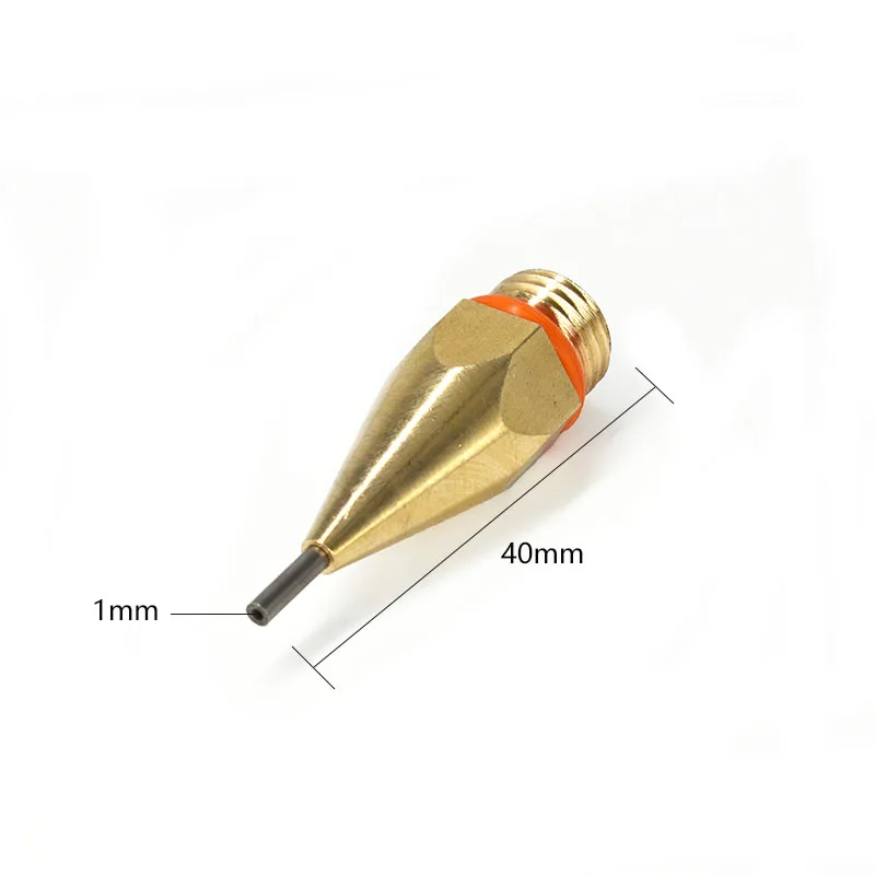 Glue Gun Nozzle 1.0x40mm 1.5x45mm Small Aperture Needle Cooper Nozzle Hot Melt Glue Gun Replaceable Accessories