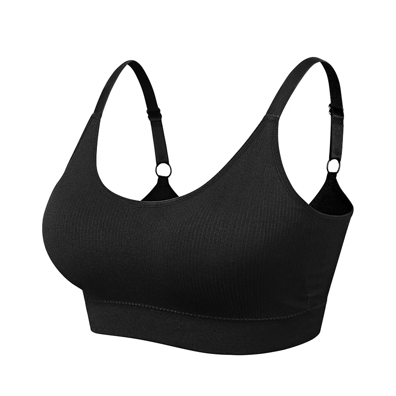 WANAYOU Sport Bra Women Fitness Top Yoga Bra For Cup A-B Running Yoga Gym Crop Top Women Push Up Sport Bra Padded Athletic Vest