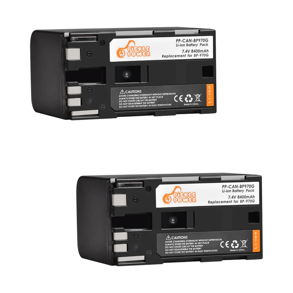 Batería Digital Pickle Power de 8400mAh para Canon EOS C100,EOS C100 Mark II EOS C300, EOS C300 PL, GL2, XF100 BP-970G BP-975