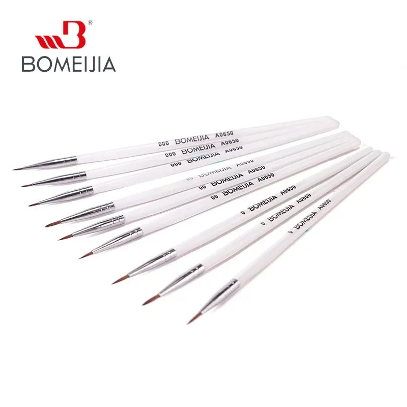 6Pcs/Set Fine Detail Paint Brush Miniature Art Paint Brush for for Fine Detailing Drawing Painting Acrylic, Watercolor, Oil