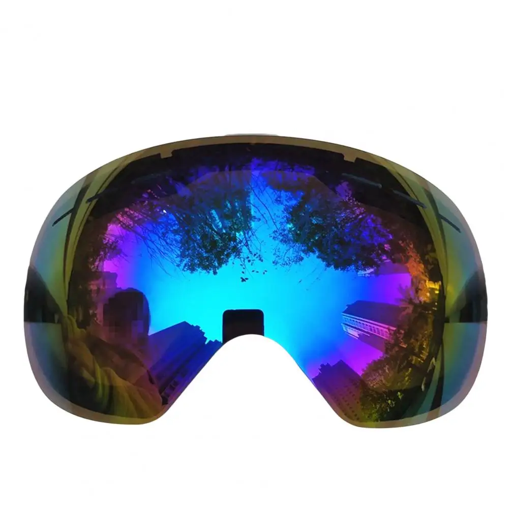 1Pc HX06 Ski Goggles Lenses Double-layer Snow Blindness Proof Eyewear UV Protection Snowboard Goggles Lenses Replacement