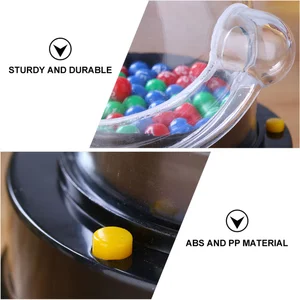 لعبة البنغو آلة اليانصيب لوتو الكهربائية لعبة مصغرة لعبة رقم منتقي ألعاب الحظ الحظ اهتزاز قفص الفوز بالجائزة الكبرى اختيار حزب محمول أعلى 6 مبيعات للبنغو الكهربائي - رقم 4