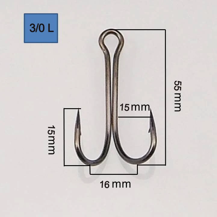 KESFISHING 10 قطع طويلة عرقوب مزدوجة هوك الاعشاب الصيد هوك ل الطعوم الناعمة والضفدع السحر صيد السمك