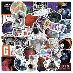 10/30/50Pcs Outer Space Astronaut Graffiti Stickers Esthetische Telefoon Bagage Laptop Gitaar Cool Cartoon Sticker Decals kinderen Speelgoed