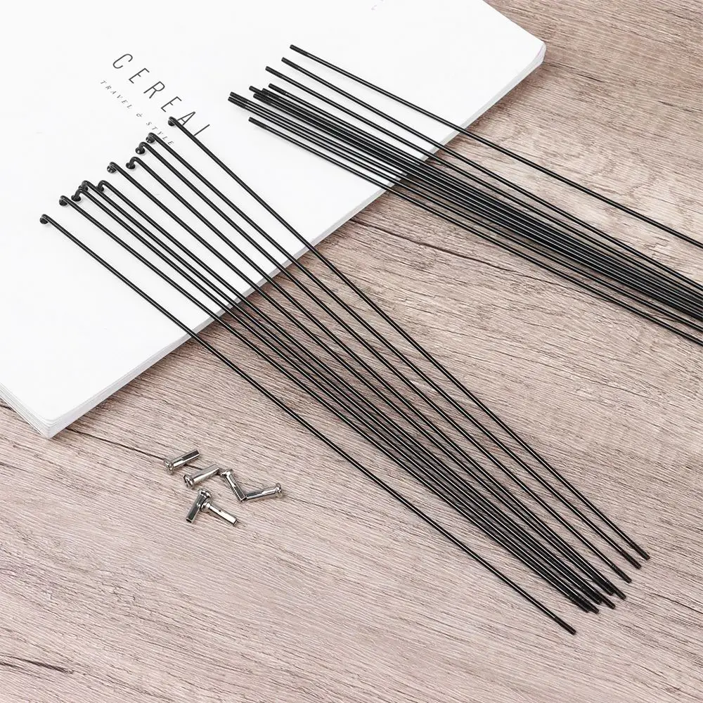 10PCS Multisizes Stainless Steel Bicycle Spokes With Nipples MTB Bicycles Spokes Wires Bike Repair Replacement Tool
