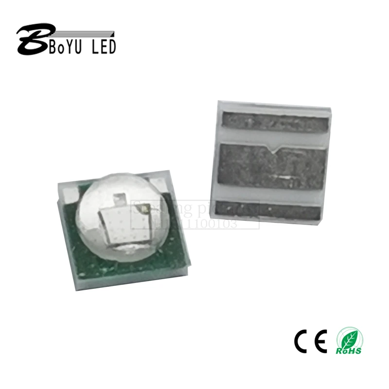 10pcs high power led 3W 3535 430nm ceramic LED lamp beads blue-violet lamp beads plant growth lamp 45mil chip