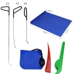 1/5pcs Hook Rods Paintless Dent Repair Tools Car window protector Window guard Dent removal tools car pump wedge set kit