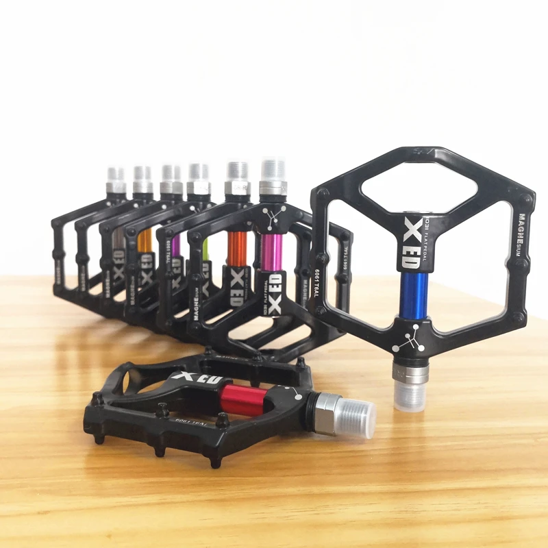 2019 New Bike Pedals MTB Road Bicycle Pedals Magnesium alloy Platform   Bearing Ultralight Cycling Bike Pedals 8 colors optional