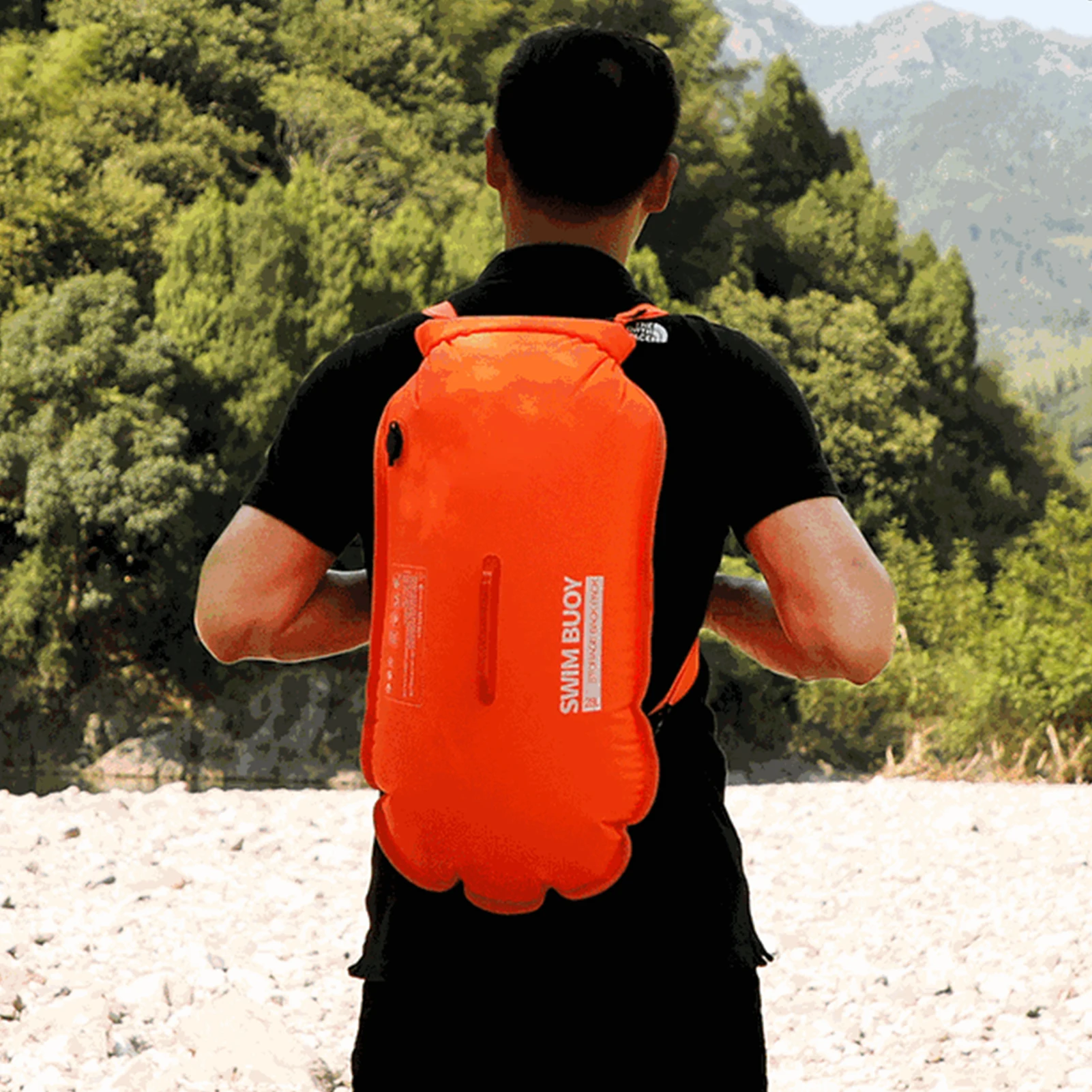 

NEW 28/35L Swim Buoy Waterproof Dry Bag Swim Safety Float for Boating Kayaking Fishing Rafting Swimming Training