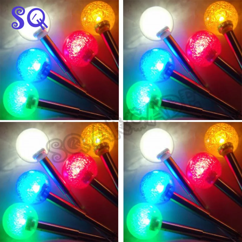 

Arcade LED Joystick with 45mm Crystal Babble ball top 7colors Illuminated LED Joystick with 8 way 4 way restrictor