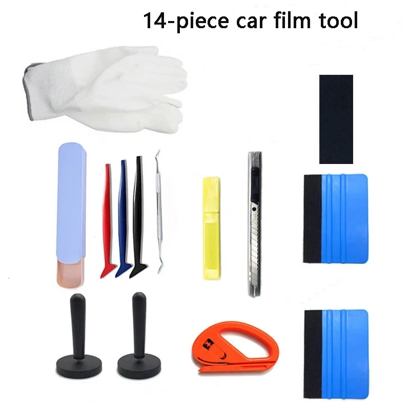 

Car Filming Tool Set, Professional Color Changing Filming Tool Scraper for Invisible Car Clothing